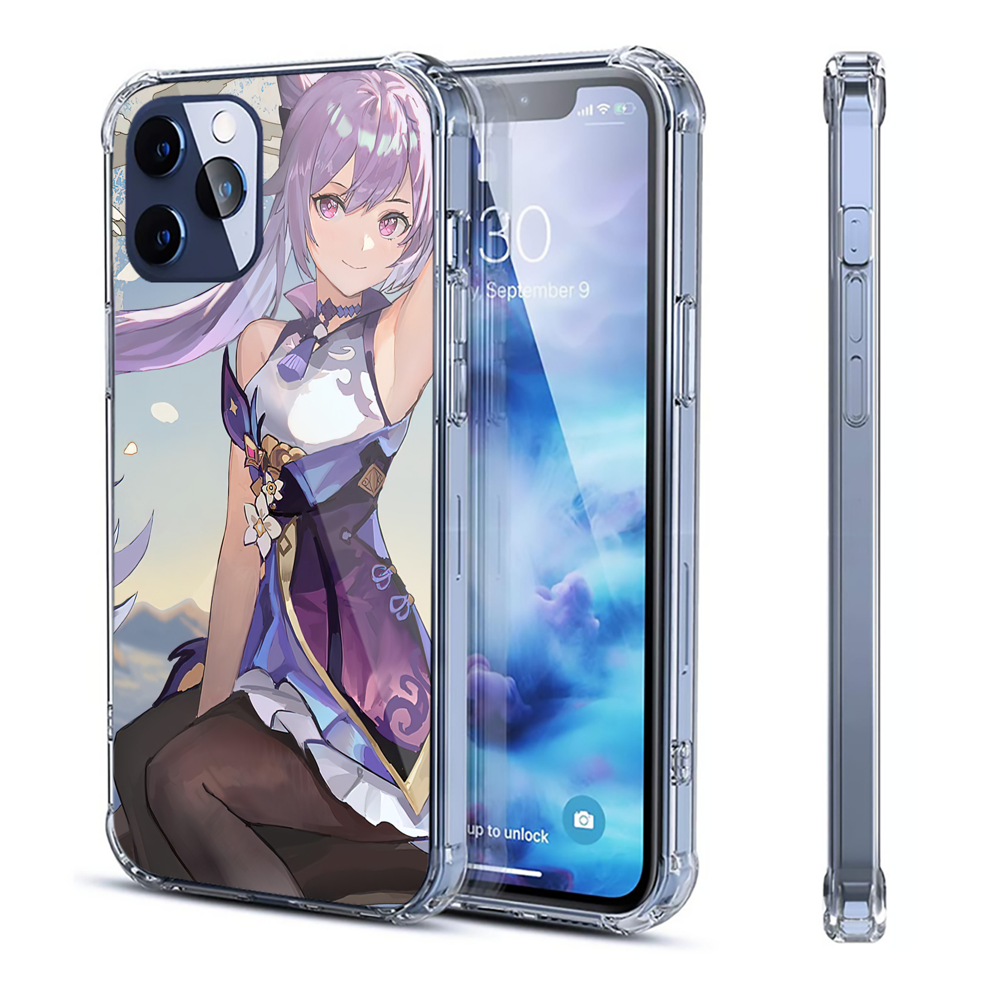 げんし神 genshin 【iPhone 12シリーズ対応】透明スマホケース（クリアソフトケース）